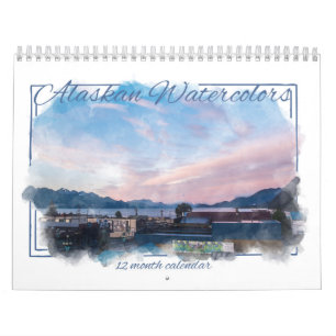 Alaskan Watercolors Calendar