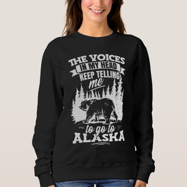 Alaskan Wilderness Alaska Vacation Sweatshirt (Front)
