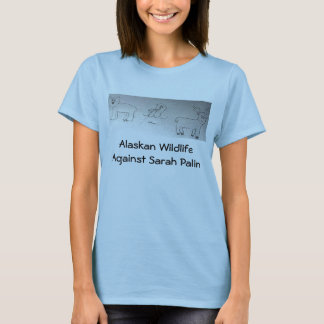 Alaskan Wildlife Against Sarah Palin T-Shirt