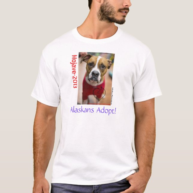 Alaskans Adopt!  Mojave 2013 T-Shirt (Front)