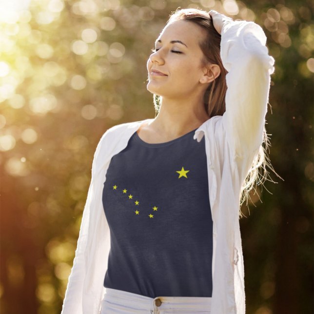 Alaska's Flag T-Shirt (Alaska Flag Style Tee)