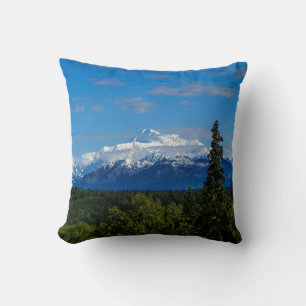 Alaska's Mt. McKinley Throw Pillow