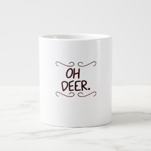 Alastor Oh Deer Creative Art Design Large Coffee Mug