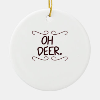 Alastor Oh Deer Creative Art Design Ornament