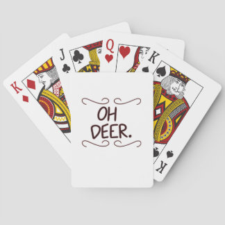 Alastor Oh Deer Creative Art Design Playing Cards