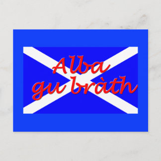 "Alba gu brath" Postcard