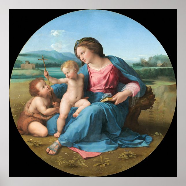 Alba Madonna - Raphael Poster des Beaux-Arts (Devant)