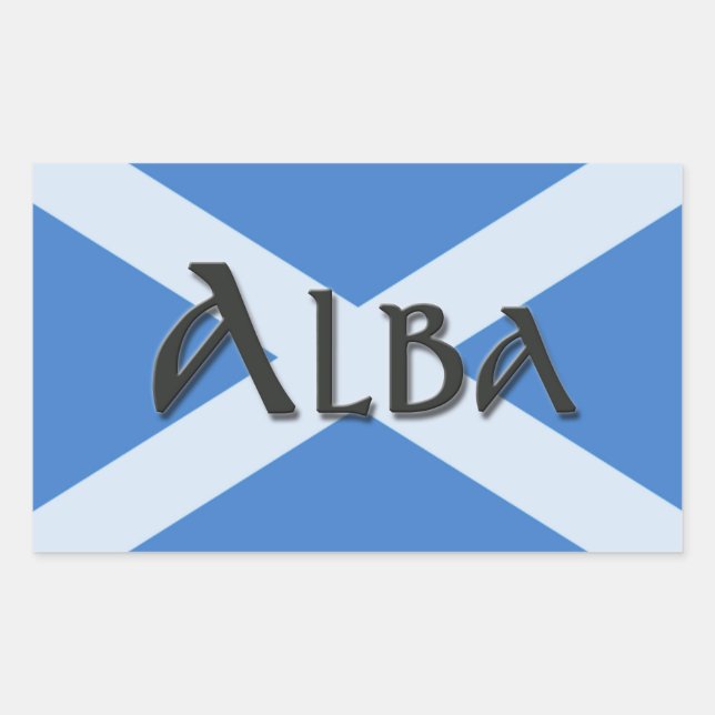 Alba Saltire Sticker (Front)