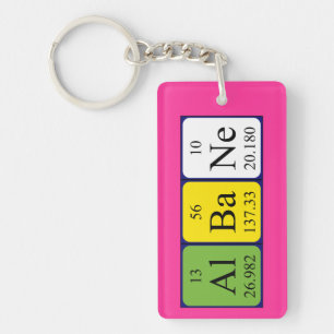 Albane periodic table name keyring