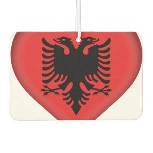 Albania (Albanian) Flag Air Freshener