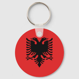 Albania (Albanian) Flag Keychain
