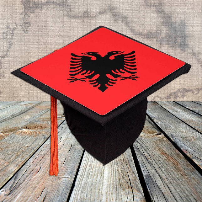 Albania & Albanian Flag - Students /University Graduation Cap Topper (Creator Uploaded)