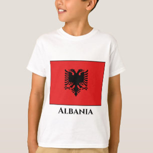 Albania (Albanian) Flag T-Shirt