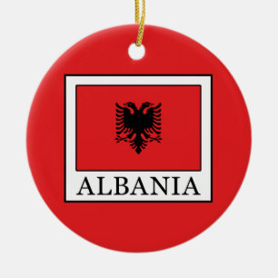 Albania Ceramic Ornament