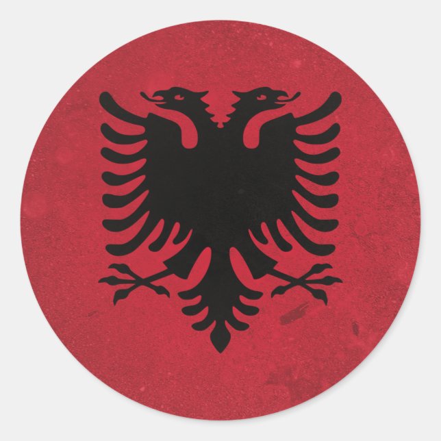Albania Classic Round Sticker (Front)