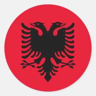 Albania Classic Round Sticker