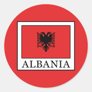 Albania Classic Round Sticker