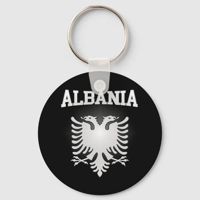 Albania Coat of Arms Keychain (Front)