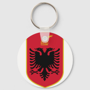 albania emblem keychain