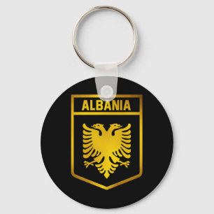 Albania Emblem Keychain