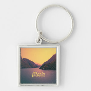 Albania Europe Beach Balkan Peninsula Keychain