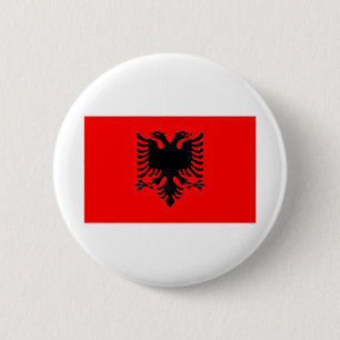 Albania Flag 2 Inch Round Button