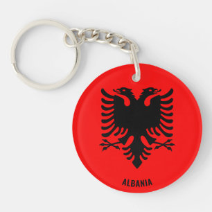 Albania Flag Charming Patriotic Keychain
