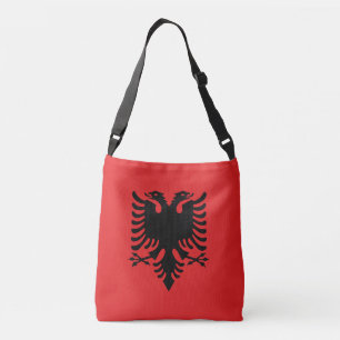 Albania Flag Crossbody Bag