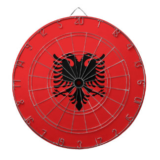 Albania Flag Dartboard