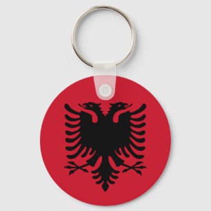 Albania Flag Keychain