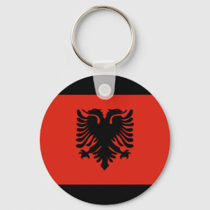 Albania Flag Keychain