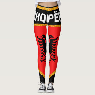 Albania Flag Leggings
