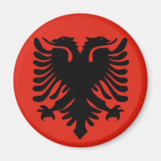 albania flag magnet (Front)