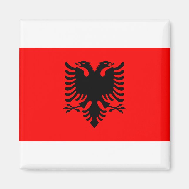 Albania Flag Magnet (Front)