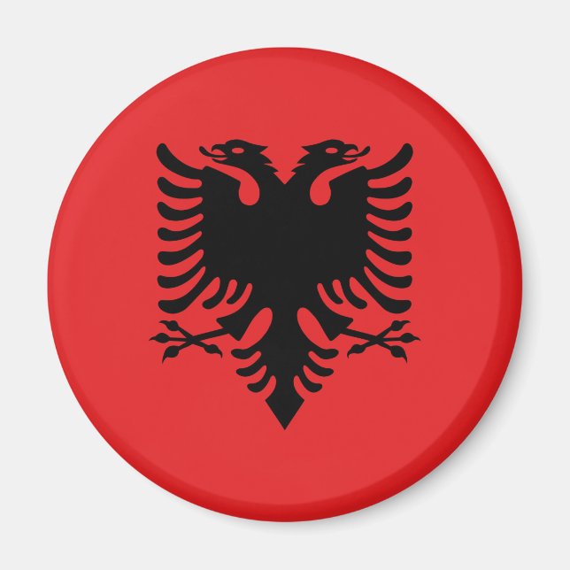Albania Flag Magnet (Front)