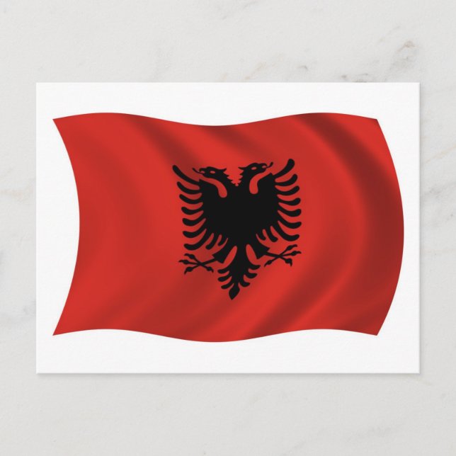 Albania Flag Postcard (Front)