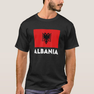 Albania Flag Red Black T-Shirt
