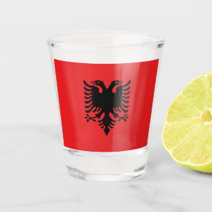 Albania Flag Shot Glass