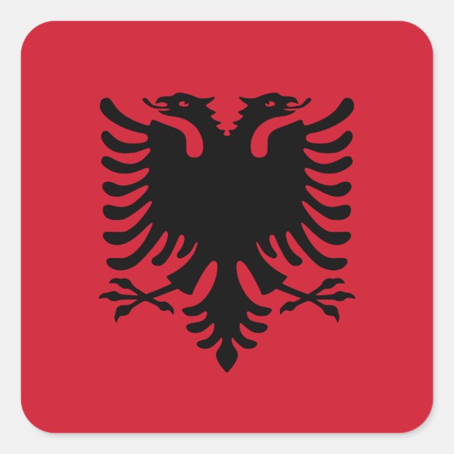 Albania Flag Sticker (Front)