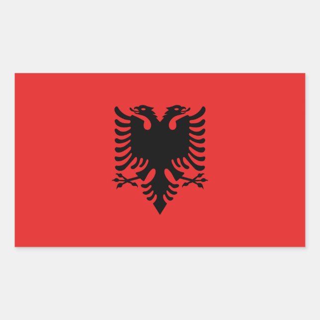 Albania Flag Sticker (Front)