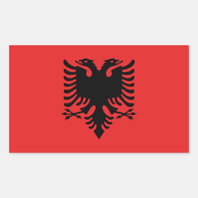 Albania flag sticker (Front)