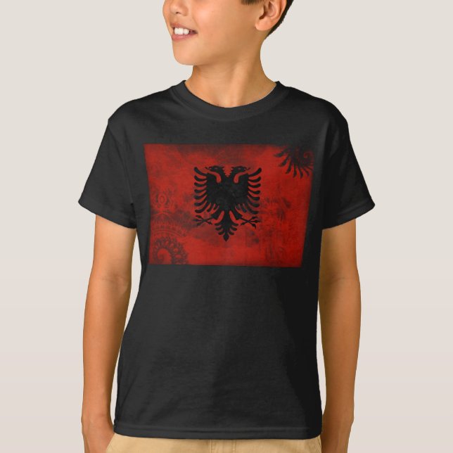 Albania Flag T-Shirt (Front)