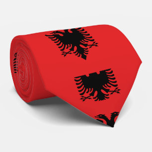 Albania Flag Tie