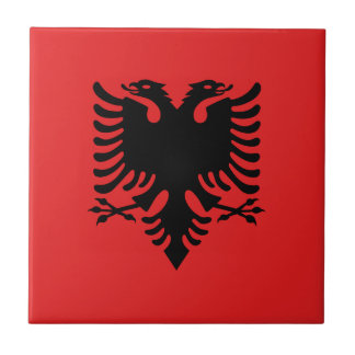 Albania Flag Tile