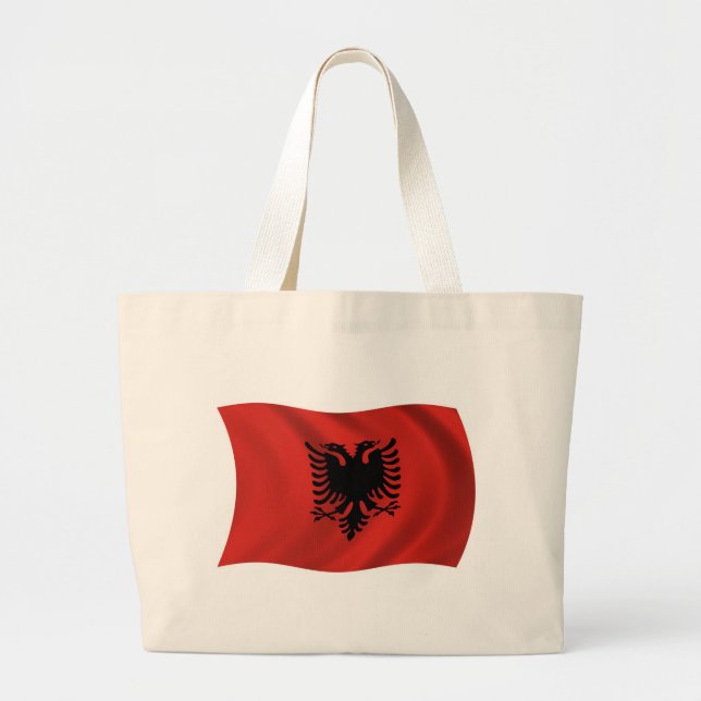 Albania Flag Tote Bag (Front)