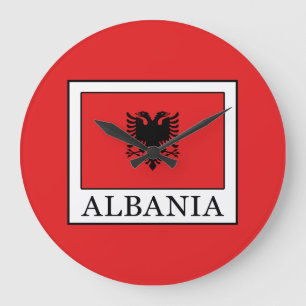 Albania Large Clock
