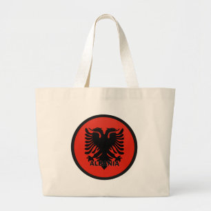 Albania Large Tote Bag