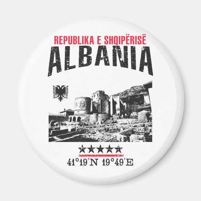 Albania Magnet (Front)