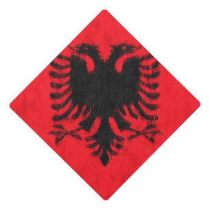 Albania Oil Painting Drawing Graduation Cap Topper