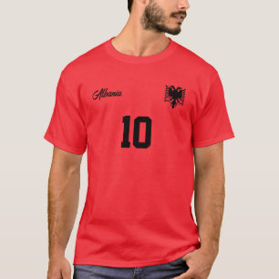 Albania Personalized National Team Jersey T-Shirt